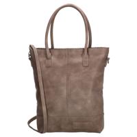 Zebra Trends Kartel Shopper Met Rits grijs  Damestas - thumbnail