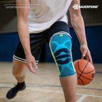 Bauerfeind Sports Knee Support Kniebrace - XS - Universeel - Blauw - thumbnail