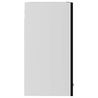vidaXL Hangkast 60x31x60 cm spaanplaat zwart