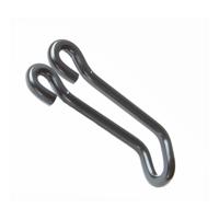 Busch & Muller Busch & m�ller koplamphaak medium 45/18mm rvs zwart - thumbnail