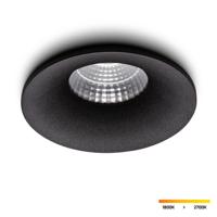 LED-inbouwspot Villa zwart 5W dim-to-warm - thumbnail