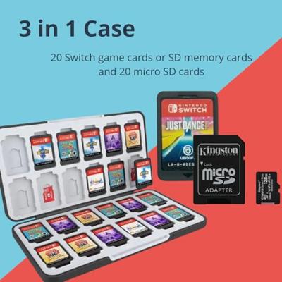 Casecentive 24 Game Cards portable storage box