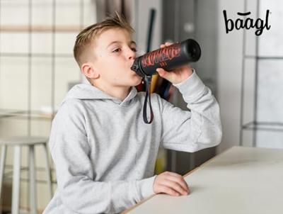 Baagl Batman Rood Drinkfles 500 ml Baagl Batman Rood Drinkfles 500 ml