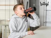 Baagl Batman Rood Drinkfles 500 ml - thumbnail