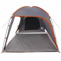 Tent met dak Grijs en Oranje Large Polyester en glasvezel - thumbnail