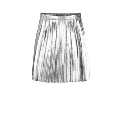 Jill & Mitch by Shoeby imitatieleren plissé rok Silver zilver Jill & Mitch by Shoeby imitatieleren plissé rok Silver zilver