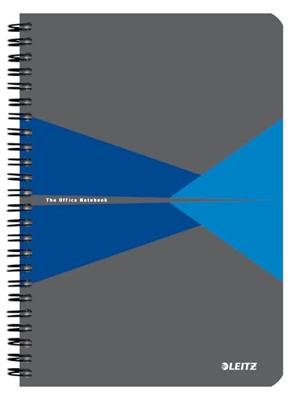 Notitieboek leitz office a5 lijn 180pag grijs bl | 5 stuks