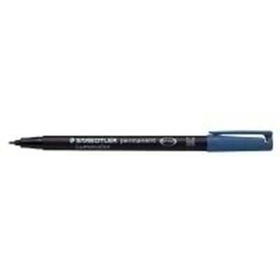 Permanente markeerstift Staedtler Lumocolor 317-3 M Blauw (10 Stuks)