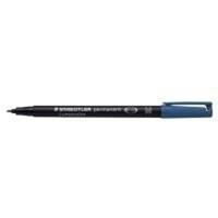 Permanente markeerstift Staedtler Lumocolor 317-3 M Blauw (10 Stuks) - thumbnail
