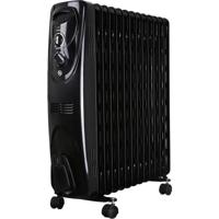 Oliegevulde Radiator Zwart - 3 Standen. 2500W - thumbnail