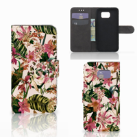 Samsung Galaxy S6 | S6 Duos Hoesje Flowers - thumbnail