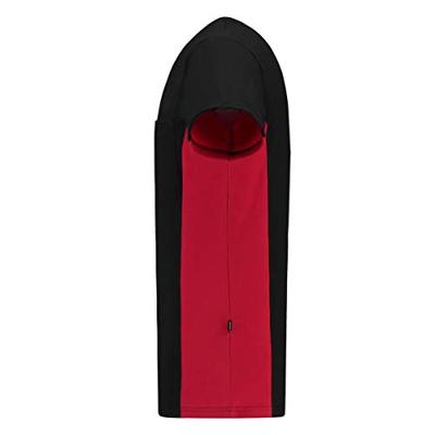 Tricorp T-shirt Bi-Color - Workwear - 102002 - zwart/rood - maat L