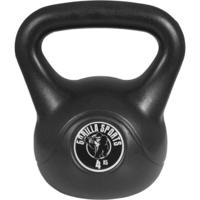 Kettlebell 4 kg zwart kunststof - thumbnail