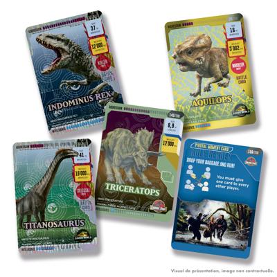 Blister - PANINI - JURASSIC WORLD 4 TCG - 5 tasche - 40 carte