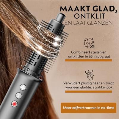 Ted Hilley Ionic 5-in-1 Hair Multi-Styler Platinum Silver