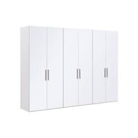 Goossens Kledingkast Easy Storage Ddk, Kledingkast 304 cm breed, 220 cm hoog, 6x glas draaideur - thumbnail