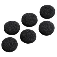 Hama vervangende oorschuimstofbekledingen ø 19 mm 6 stuks zwart - thumbnail