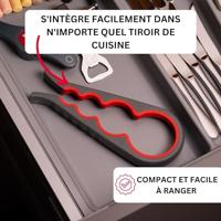 Westmark Moby Dick Allesopener Rood/Grijs - thumbnail