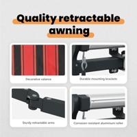 VidaXL Inklapbaar zonnescherm oranje en bruin 400 × 300 cm - thumbnail