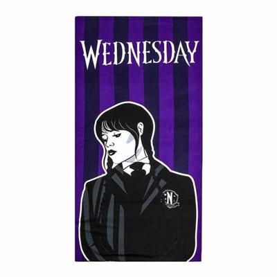 Wednesday strandlaken paars 70 x 140 cm - polyester Wednesday strandlaken paars 70 x 140 cm - polyester