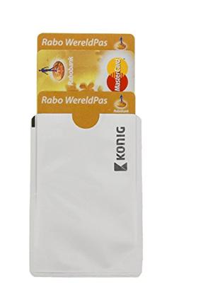 Bankpasbeschermer, veilig opbergen van bankpassen met RFID...