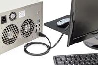 Digitus DB-330123-030-S HDMI-kabel HDMI Aansluitkabel HDMI-A-stekker, HDMI-A-stekker 3.00 m Zwart 4K UHD, Audio Return Channel (ARC) - thumbnail