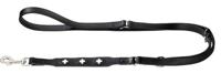 Hunter Swiss Organic Leather Training Lead, Medium, Zwart - thumbnail
