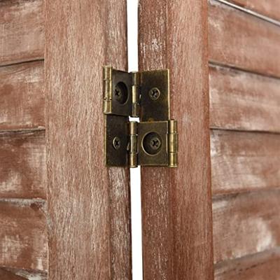 Kamerscherm 6 panelen 210x165 cm massief paulowniahout bruin Kamerscherm 6 panelen 210x165 cm massief paulowniahout bruin