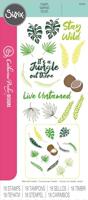 Sizzix • clear stamp set stay wild 18pcs - thumbnail