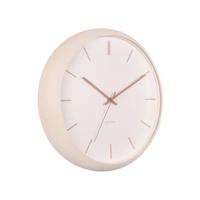 Karlsson - Wandklok Nirvana Globe - Zandbruin - thumbnail