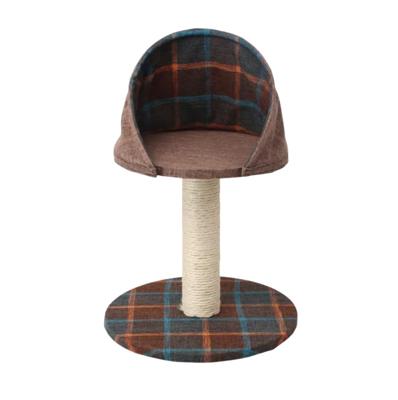 Nobleza Krabpaal met overdekt mandje - Bruin - 55 cm