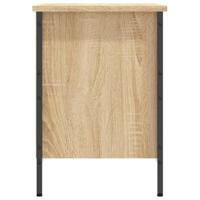 VidaXL Schoenenkast 69x35x50 cm bewerkt hout sonoma eikenkleurig - thumbnail