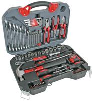 Perel gereedschapskoffer, set van 78 stuks, grijs - thumbnail