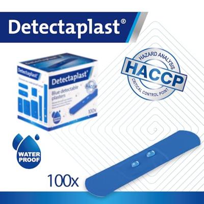 Waterafstotende bl pleister detectaplast 19x72mm Waterafstotende bl pleister detectaplast 19x72mm