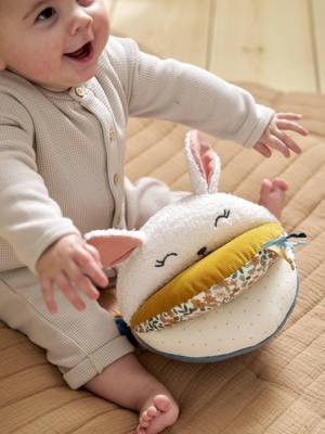 Activiteitenbal RETRO FLOWER geel Activiteitenbal RETRO FLOWER geel