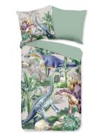 Good Morning Kinderdekbedovertrek "dinosaurussen" - Multi - (135x200 cm) - Katoen - thumbnail