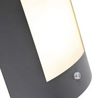QAZQA Buiten wandlamp antraciet IP44 schemersensor - Emmerald - thumbnail