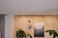 Paulmann 94471 LED-inbouwlamp Set van 3 stuks LED 18 W Zwart (mat) - thumbnail