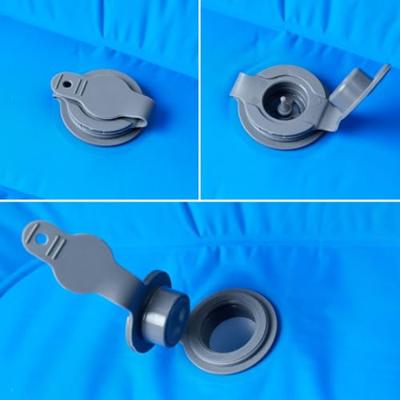 VidaXL Kampeermatras met kussen zelfopblazend 1-persoons blauw