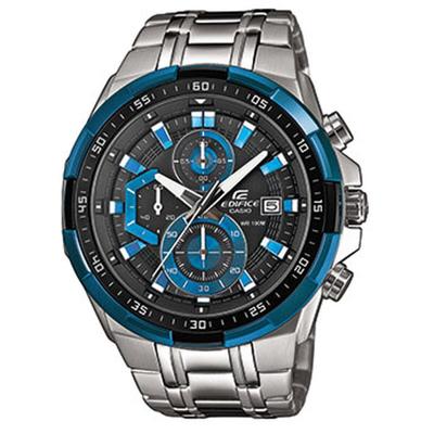 Casio EFR-539D-1A2VUEF Zwart Zilverkleurig Heren horloge