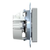 Merten MEG2300-0460 Wandcontactdoos System M Aluminium 1 stuk(s) - thumbnail