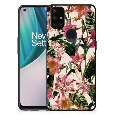 OnePlus Nord N10 5G Bloemen Hoesje Flowers OnePlus Nord N10 5G Bloemen Hoesje Flowers