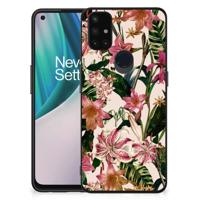 OnePlus Nord N10 5G Bloemen Hoesje Flowers - thumbnail