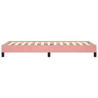 Bedframe fluweel roze 90x200 cm - thumbnail