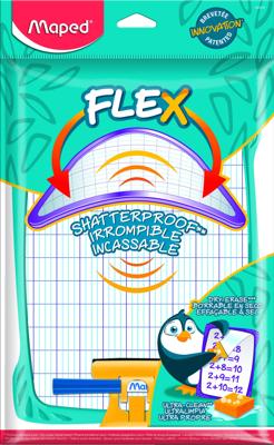 Whiteboard maped flex onbreekbaar assorti