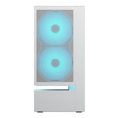 Cougar CFV235 Midi-tower PC-behuizing Wit 3 voorgeïnstalleerde ventilators, Geïntegreerde verlichting, Zijvenster, Stoffilter