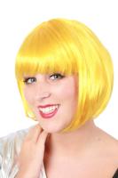Pruik Sensation Bobline geel - thumbnail