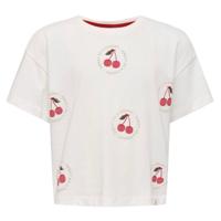 Kids ONLY zomer t-shirt S/S meisjes - loose fit - off wit - Kogcharlotte - thumbnail