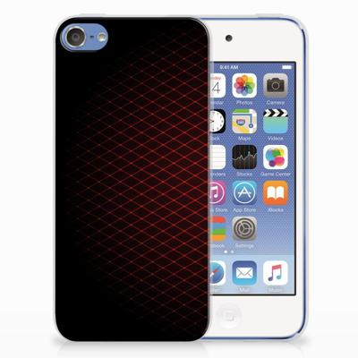 Apple iPod Touch 5 | 6 | TPU bumper | Geruit Rood