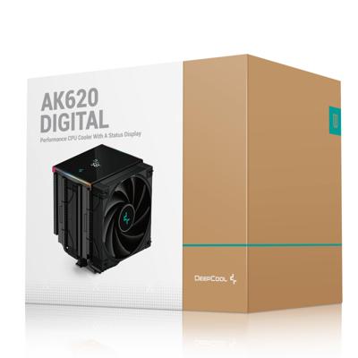Deepcool - AK620 Digital (zwart) - CPU-koeler - 2x120mm